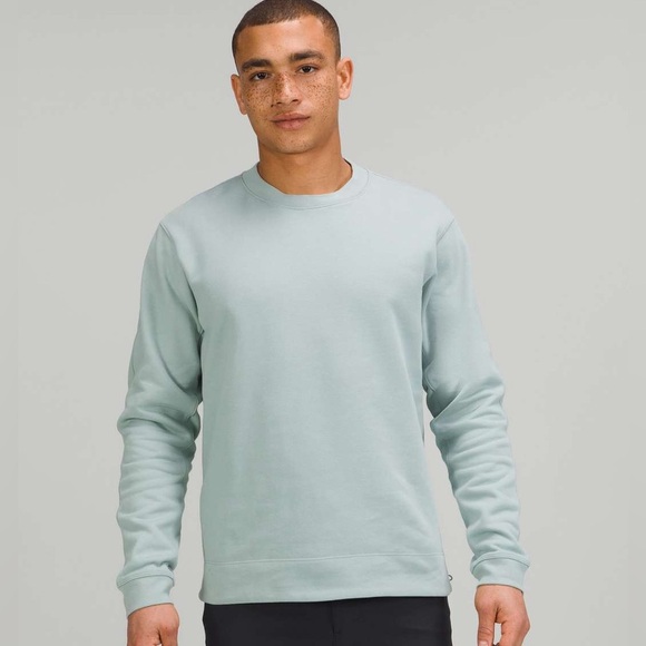 lululemon athletica Other - Lululemon Athletics Oversized French Terry Crew Sweatshirt Silver Blue